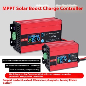 Contrôleur de charge solaire MPPT pour véhicules électriques 600W/1200W avec affichage LCD, courant nominal 30A, 48V/60V/72V - Product Image 2