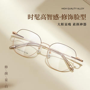 Montures de lunettes en alliage Danyang, rectangulaires, monture complète, 34958, légères, unisexes, verres en résine - Product Image 4