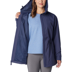 Veste <span class=keywords><strong>imperméable</strong></span> à <span class=keywords><strong>capuche</strong></span> slim pour femmes, directement de l'usine - <span class=keywords><strong>Parka</strong></span> coupe-vent élégante pour les aventures en plein air - Product Image 6