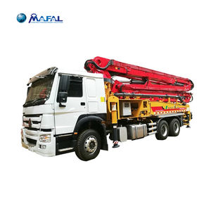 Bomba de Hormigón Usada con Pluma de Colocación de Hormigón, Bomba de Hormigón Renovada para Camión Actros - Product Image 4