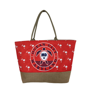 Sac de plage pour femmes, cabas de shopping fourre-tout à la mode, <span class=keywords><strong>Miami</strong></span> island - Product Image 3