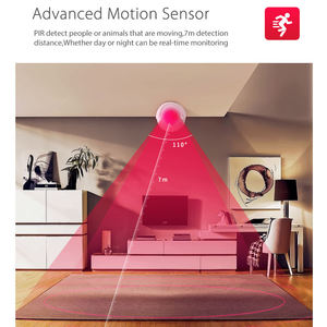 TY-PIR-2 Tuya Smart Home WiFi Moini PIR <b>Motion</b> <b>Sensor</b> Infrared Detector Security <b>Alarm</b> APP Notification Work with Alexa - Product Image 3