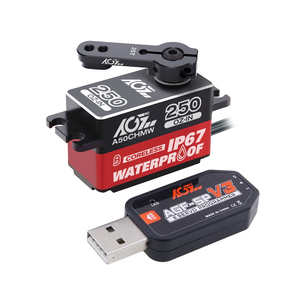 Moteur numérique programmable sans noyau AGFRC à engrenages métalliques, 8,4 V, 18 kg, couple élevé, profil bas, étanche, pour voiture RC et robot - Offre spéciale - Product Image 2