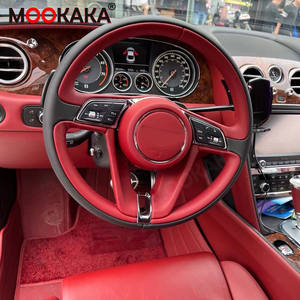 Volante de fibra de carbono inteligente con luces Led, volante Compatible con <span class=keywords><strong>Bentley</strong></span> Mulsanne Flying Spur <span class=keywords><strong>Continental</strong></span> <span class=keywords><strong>Gt</strong></span>, motores Ohc - Product Image 3