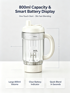 Garrafa Misturadora Portátil, Liquidificador Elétrico USB, <span class=keywords><strong>Shaker</strong></span> de Proteína com Mistura Automática, Garrafa Liquidificadora - Product Image 4