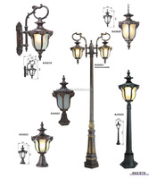 Lampe de poteau extérieur à LED moderne et décorative, best-seller 2020, pour portail principal et pilier de maison