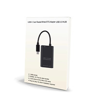 Adaptador Externo de Aleación de Aluminio 3 en 1 con USB Tipo-C de Alta Velocidad para Transferencia de Datos, Lector de Tarjetas USB OTG TF/CF/SD/Memory