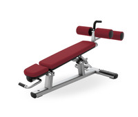 Banc de musculation réglable en acier pour la maison, banc de crunch abdominal incliné avec fonction d'extension dorsale