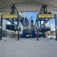 Machine de fabrication de blocs de gypse emboîtables 660x400x100mm, ligne de production de briques en ciment automatique PLC haute productivité, prix promotionnel