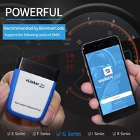 Escáner Lector de Códigos OBD II VLinker BM 3.0 ELM327 con BT 3.0 12V Herramienta de Diagnóstico en Inglés para Autos Universales