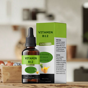 Fábrica preço vitamina B12 líquido gotas para Energy Boost personalizado rótulo vitamina B12 gotas - Product Image 3
