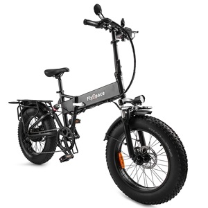 Vélo électrique pliable sportif à suspension intégrale, cadre en aluminium, pneus neige 20*4 pouces, batterie intégrée 36V 10.4AH - Product Image 2