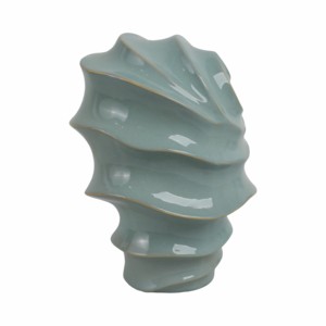 Vaso in ceramica con spirale scultorea per soggiorno, decorazione per la casa, camera da letto, cucina, ufficio, pezzo d'arredo. - Product Image 3