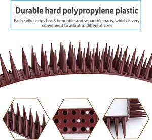 Rắn nhà Chống Trộm Chống tĩnh kẻ xâm nhập đường cao tốc dễ dàng cài đặt thấm hàng rào tường gai vườn an ninh chống chim bồ câu gai - Product Image 4