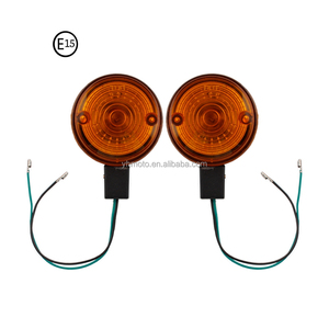 4PCS Front Rear Amber Turn Signal Indicators (Blinker) for Simson S50 S51 S70 Series - Product Image 3