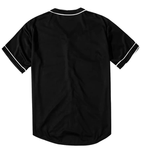 Vente en gros de chemises de baseball personnalisées en polyester 100% personnalisées évacuation de l'humidité à séchage rapide imprimé col en V pour décontracté - Product Image 5