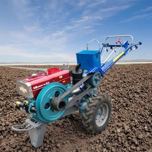16HP <b>Machine</b> Two Wheel Drive Power Tiller Behind Diesel Engine Agriculture <b>Walking</b> Tractor - Product Image 6