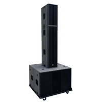 Subwoofer actif 24 pouces, colonne de sonorisation Line Array 10 pouces, enceinte professionnelle portable étanche pour mariages et événements religieux