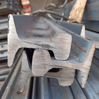 Rel baja rel kereta api 15 kg Per Meter kualitas tinggi, rel kereta api 15 kg, jalur baja ringan P15