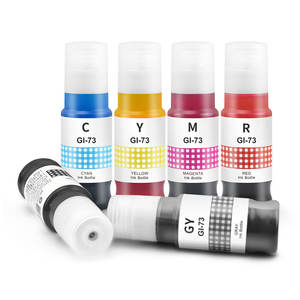 Recarga de tinta de impresora GI 73, tinta de tinte Compatible para impresora Canon <span class=keywords><strong>Pixma</strong></span> G610 G510 G620 G540 <span class=keywords><strong>G640</strong></span> G550 G570 G670, 2 unidades - Product Image 1