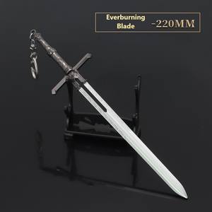 Baldgate 3 Accesorios <span class=keywords><strong>Astral</strong></span> Silver Sword Gith Yankee Longsword Baldorian Giant Killer 22cm Full Metal Toy Sword Model Baldgate - Product Image 4