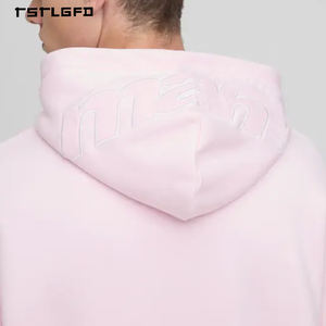 Ensemble de vêtements de sport décontractés pour hommes en 2 pièces, haut à capuche à manches longues avec poches latérales, pantalon de jogging, streetwear écologique, vente en gros - Product Image 2