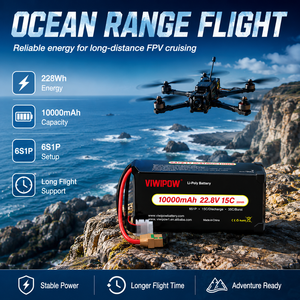 고출력 15C 6S 22.8V 10000mAh 리튬 폴리머 배터리 드론 배터리 (농업 측량, 항공 촬영, FPV 드론용) - Product Image 1