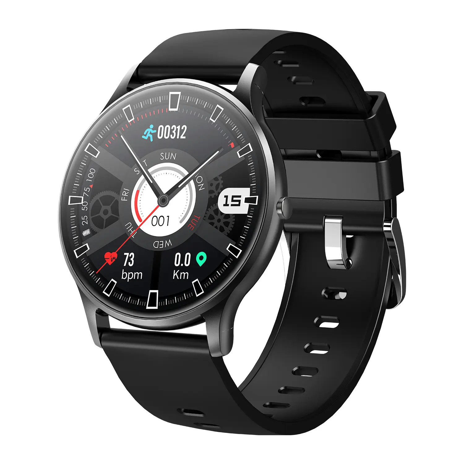 Reloj Smartwatch S33 Round Shape Men Women Heart Rate Monitor Bt5.0 Call Message Reminder Smart Watch