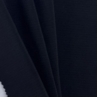 Tissu en Coton Grille Faiblement Élastique 125D Shaoxing Yuyuan 100% Polyester 163GSM Largeur 150CM pour Chemises, Pantalons, Vestes et Pantalons de Mode