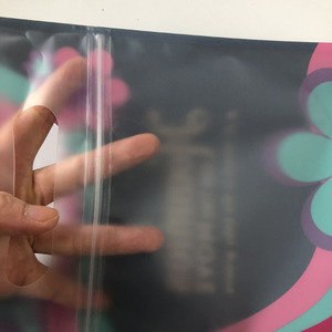 <span class=keywords><strong>Pochette</strong></span> debout mate avec poignée découpée en plastique laminé sac de transport avec cadre <span class=keywords><strong>photo</strong></span> à fermeture éclair givré personnalisé - Product Image 2