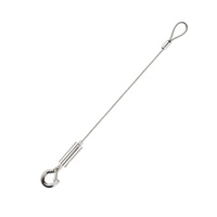 Câble de sécurité en acier inoxydable haute tension de 2 mm avec crochets