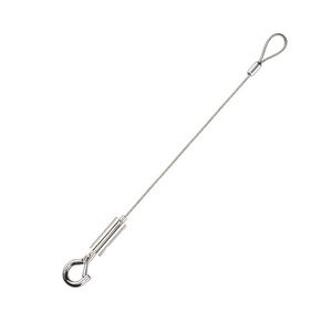 Высокое напряжение 2 мм из нержавеющей стали для безопасности стальной трос кабель с крючками - Product Image 4