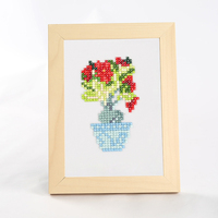 5D Mini Diamant Peinture Plante Fleur Kit avec Cadre Peinture Gem Art Club Kit Collection