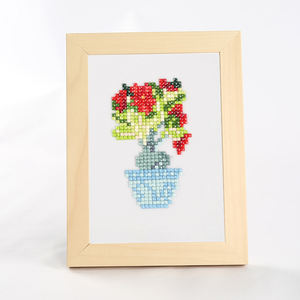 5D Mini Diamant Peinture Plante Fleur Kit avec Cadre Peinture Gem <span class=keywords><strong>Art</strong></span> <span class=keywords><strong>Club</strong></span> Kit Collection - Product Image 4