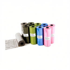 Sacs à déjections pour animaux Yommy, 10 rouleaux, 15 unités, sacs à crottes de chien hygiéniques colorés - Product Image 3