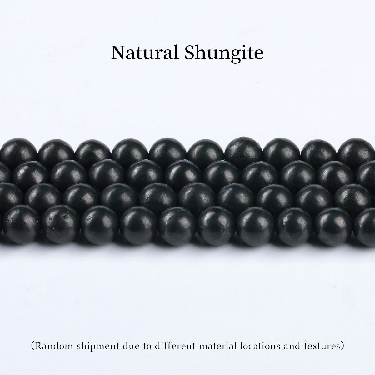 Natural Shungite Beads