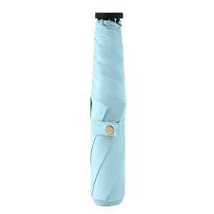 Portable Pencil Carbon Umbrella for UV Protection Ultra-Light Manual Folding Design with Novelty Logo for Promotions