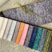 Tissu en velours jacquard chenille 100% polyester, anti-boulochage, teint en fil, tissé, poids moyen, couleur personnalisée pour la maison, filles et garçons