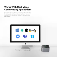 Haut-parleur de conférence à prise vocale à TEVO-360 ° avec connexion Bluetooth/sans fil/USB pour les réunions
