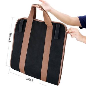 Bolsa de transporte de leña de lona BSCI, duradera y resistente, para chimenea y estufa. - Product Image 4