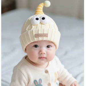 Xi Boyu – chapeau tricoté pour bébé, chapeau d'hiver chaud avec pompon, pour enfants de 0 à 2 ans - Product Image 3