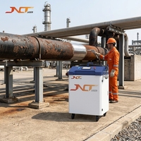 Machine de nettoyage laser industrielle 6000W à fonctionnement continu, pour élimination robuste de la rouille, de la peinture et de l'oxyde, avec fibre de 25m et largeur de 620mm, JNCT Laser