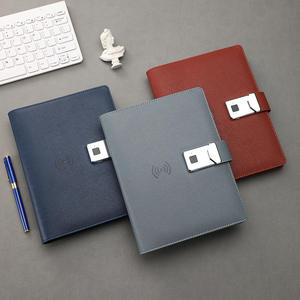 Blocco Note Gangtong con Ricarica Wireless, Serratura a Impronta Digitale, Power Bank Personalizzato con Chiavetta USB, Quaderno a Fogli Mobili per Ufficio - Product Image 2