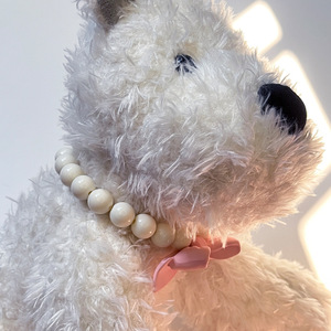 Collar de perro con lazo <span class=keywords><strong>rosa</strong></span> para mascotas a la moda, collar de gato, joyería, accesorios para cachorros, perro pequeño y mediano, productos para mascotas - Product Image 5