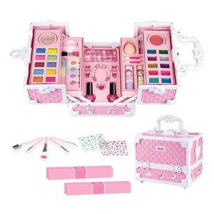 Kit de cosmétiques valise EPT vente en gros Ensemble de jouets de beauté pour enfants semblant de jouer Vrais ensembles de maquillage Boîte de cosmétiques Jouet pour filles - Product Image 3