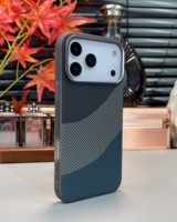 Coque de téléphone antichoc en TPU souple avec texture fibre de carbone et cadre magnétique métallique pour objectif, compatible iPhone 17 16 15 14 Pro Max Samsung Xiaomi