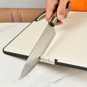 Hot Sales 3 in 1 Cutting Board Built in <b>Knife</b> <b>Sharpener</b> Double Side Chopping Blocks Garlic Grinder Handle for Kitchen - Product Image 4