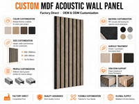 Panneau acoustique rainuré moderne en MDF pour salle de conférence, studio d'enregistrement, théâtre, salon, décoration d'hôtel