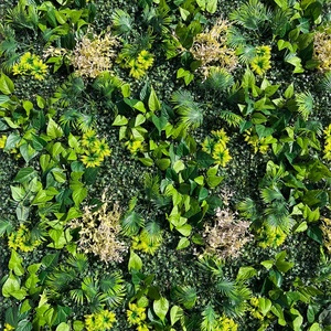 Panel de Pared de Plantas Artificiales de Eucalipto Verde Milán, Estabilizado contra Rayos UV, Ecológico, para Decoración de Paredes y Puertas - Product Image 1