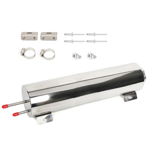 Tanque de radiador de acero inoxidable de 475 mm x 75 mm para modificación y mejora de automóviles - Product Image 2